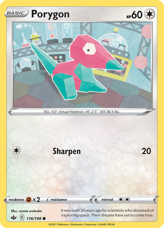 Porygon 116/198 Reverse Common