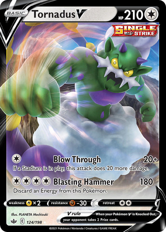 Tornadus V 124/198 Holo Rare V
