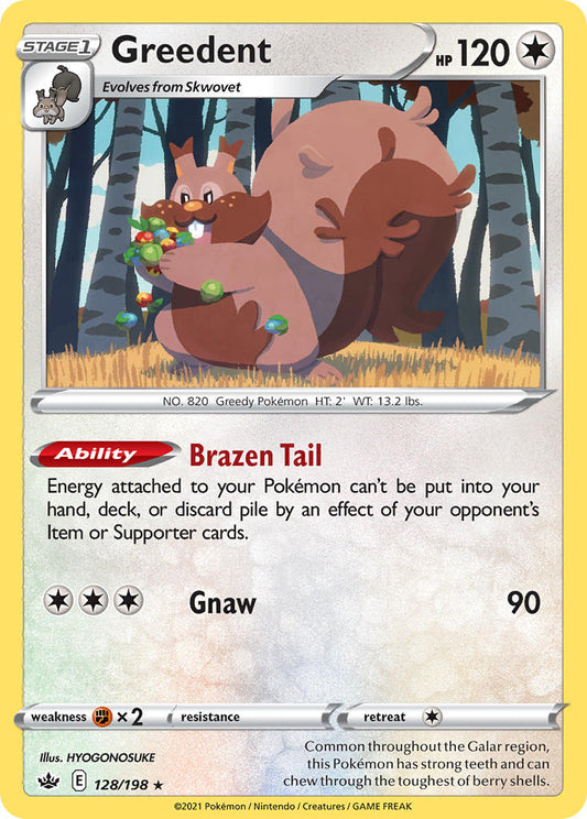Greedent 128/198 Holo Rare