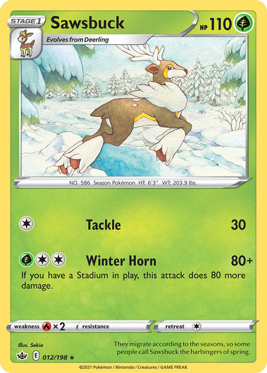 Sawsbuck 12/198 Reverse Rare