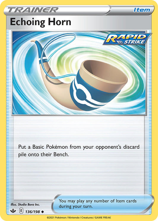 Echoing Horn 136/198 Play! Pokémon Stamp Prize Pack Series 1 & Prize Pack Series 2 Exclusive