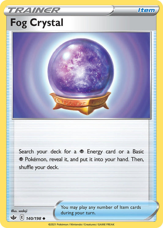 Fog Crystal 140/198 Holo Play! Pokémon Stamp Prize Pack Series 1 & Prize Pack Series 2 Exclusive