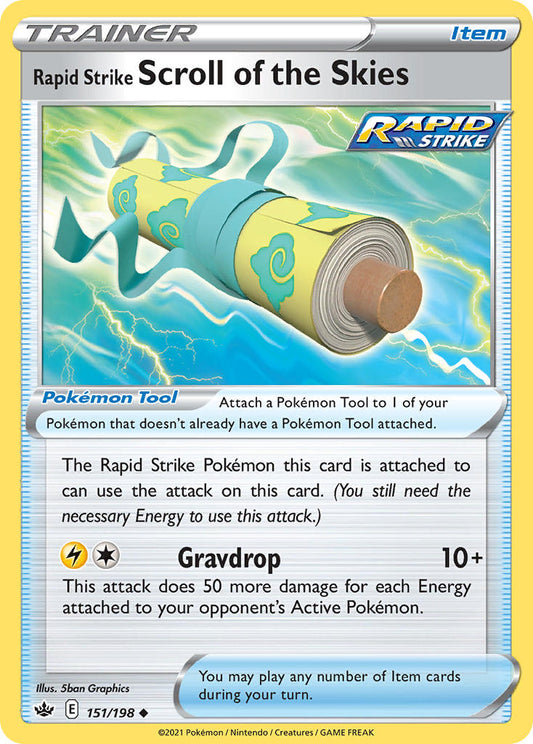 Rapid Strike Scroll of the Skies 151/198 Reverse Uncommon