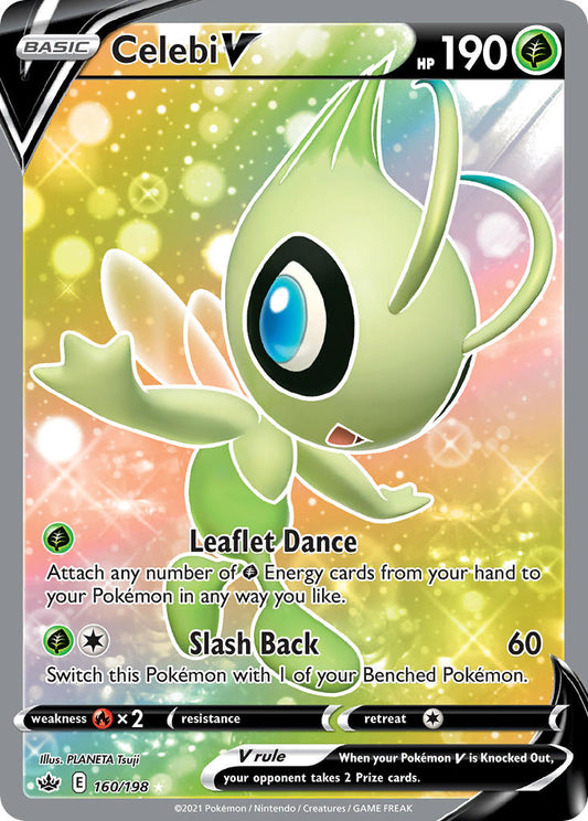 Celebi V 160/198 Holo Ultra Rare V