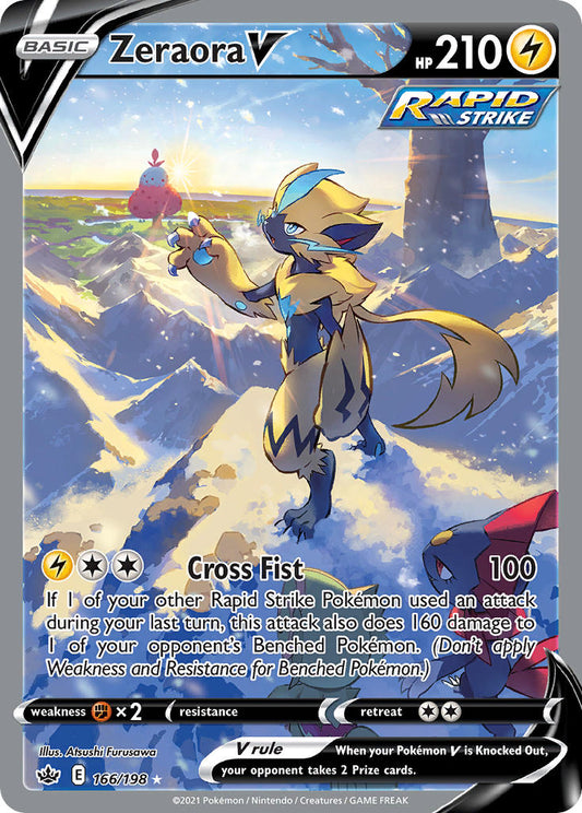 Zeraora V 166/198 Holo Ultra Rare V