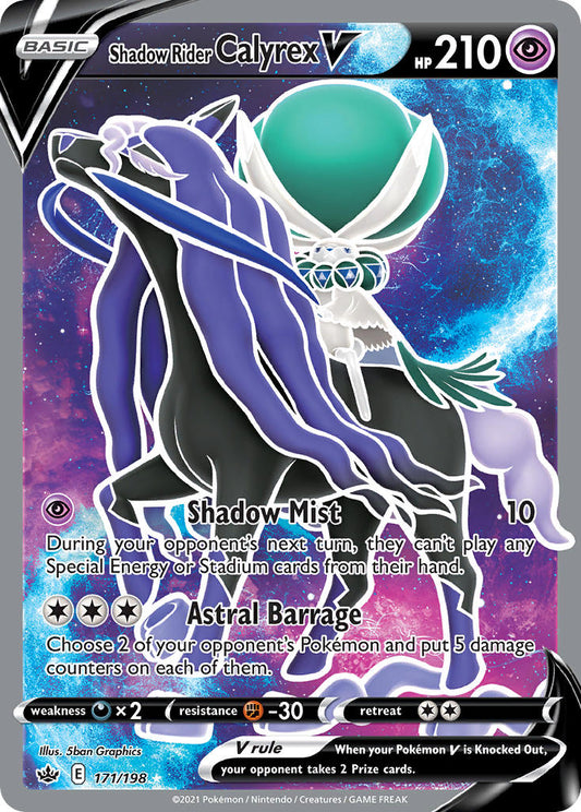 Shadow Rider Calyrex V 171/198 Holo Ultra Rare V