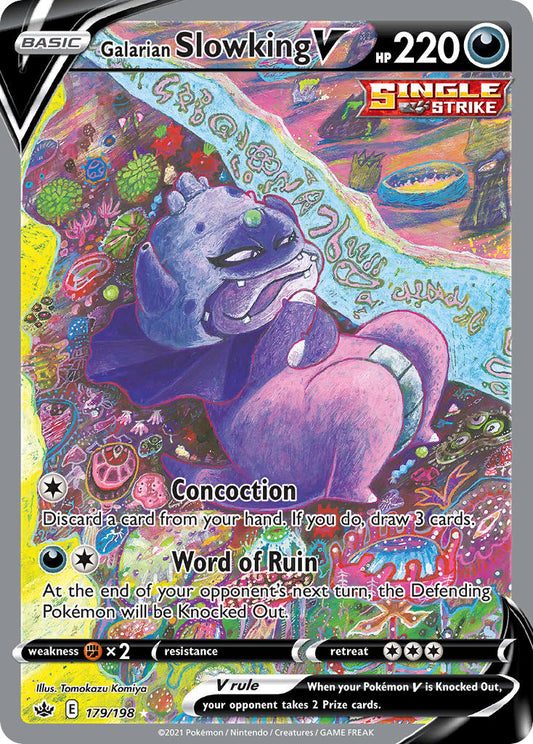 Galarian Slowking V 179/198 Holo Ultra Rare V