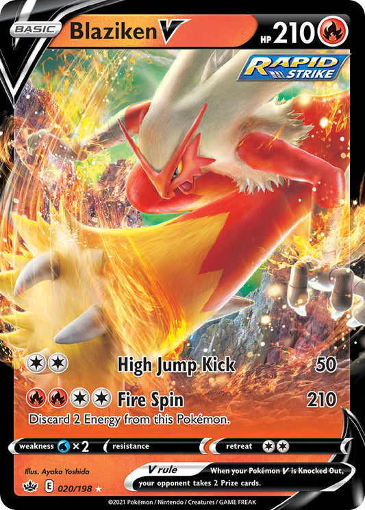 Blaziken V 20/198 Holo Rare V