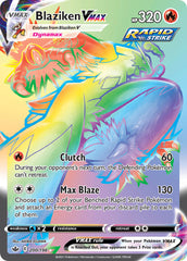 Blaziken VMAX 200/198 Rainbow Secret Rare VMAX