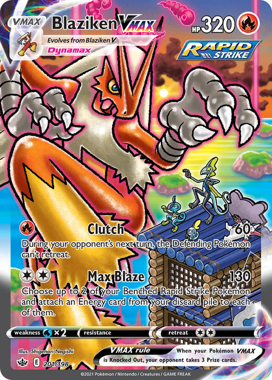 Blaziken VMAX 201/198 Secret Rare VMAX