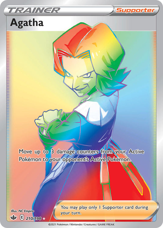 Agatha 210/198 Rainbow Secret Rare