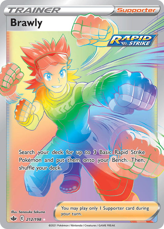 Brawly 212/198 Rainbow Secret Rare