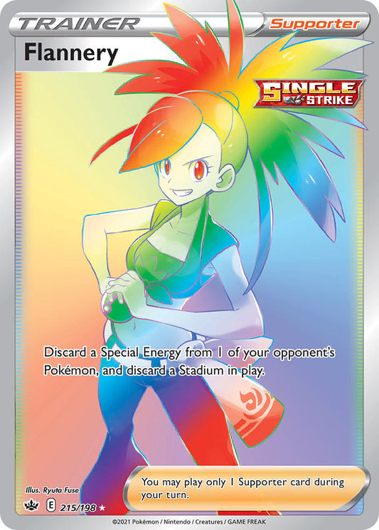 Flannery 215/198 Rainbow Secret Rare