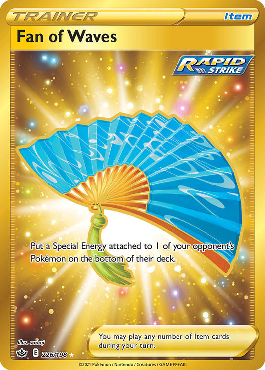 Fan of Waves 226/198 Gold Secret Rare