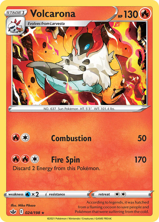 Volcarona 24/198 Non-Holo Rare