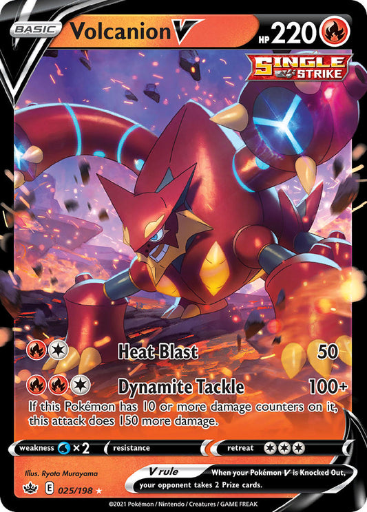 Volcanion V 25/198 Holo Rare V