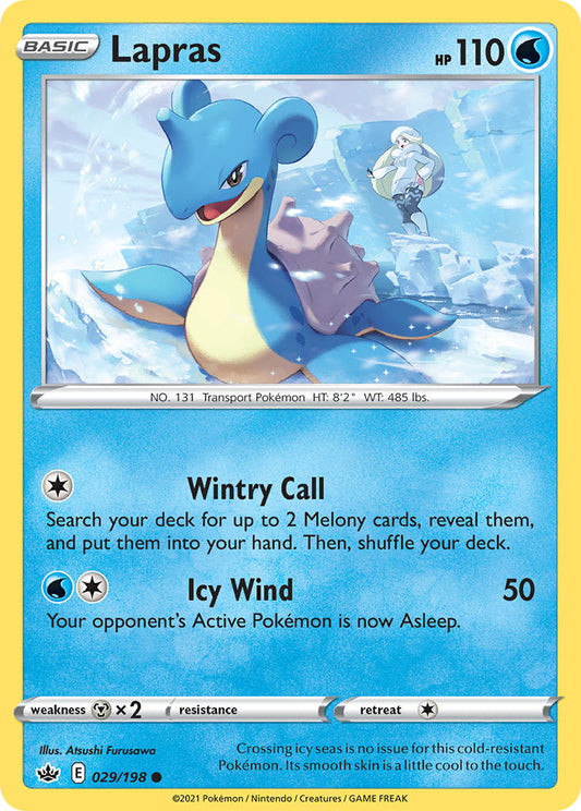 Lapras 29/198 Reverse Common