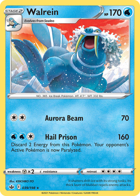 Walrein 39/198 Non-Holo Rare