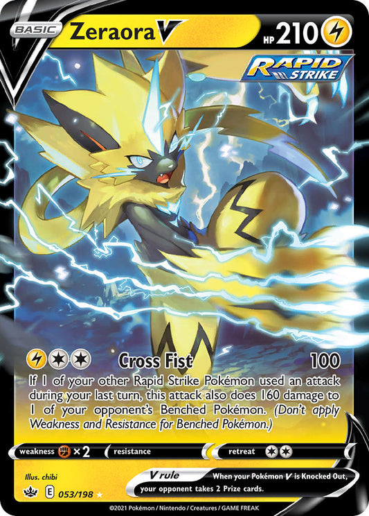 Zeraora V 53/198 Play! Pokémon Stamp Prize Pack Series 1 Exclusive