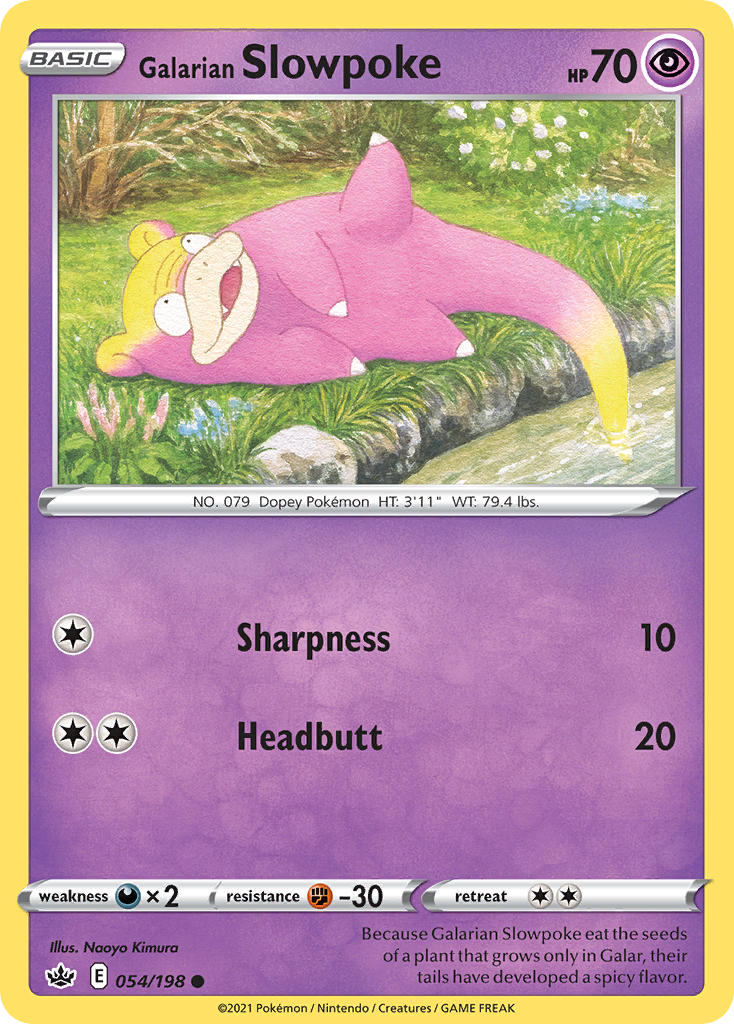 Galarian Slowpoke 54/198 Reverse Common