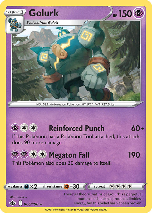 Golurk 66/198 Reverse Rare