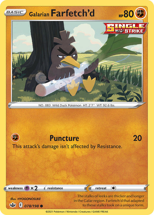 Galarian Farfetch'd 78/198 Reverse Common