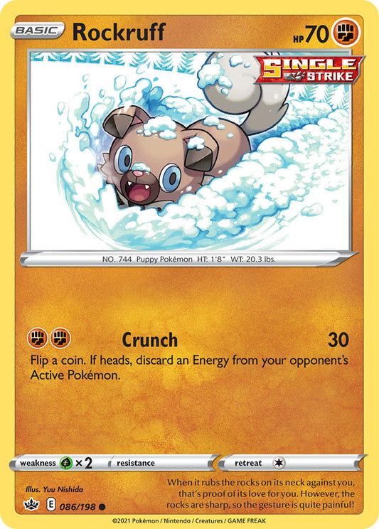 Rockruff 86/198 Reverse Common