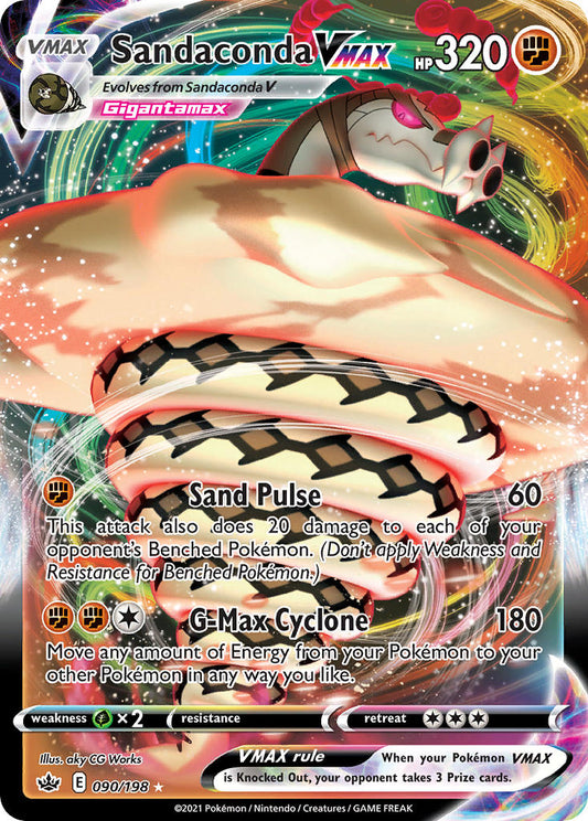Sandaconda VMAX 90/198 Holo Rare VMAX