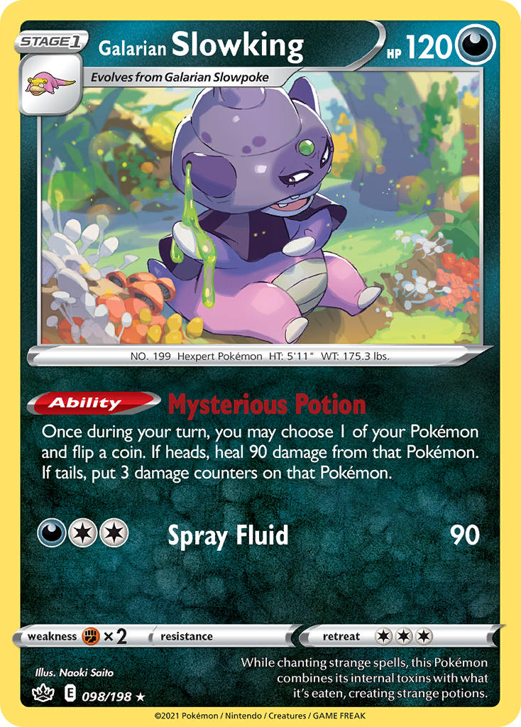 Galarian Slowking 98/198 Holo Rare