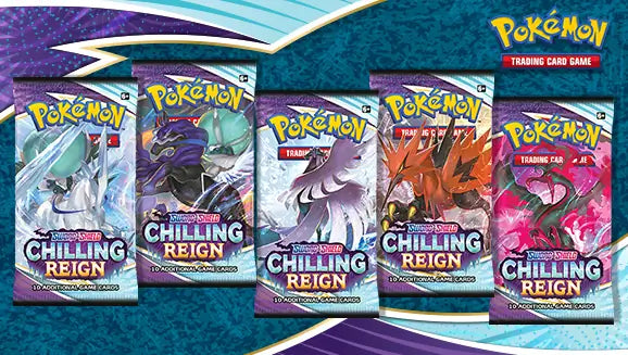 Chilling Reign Booster Pack Pokemon Cards
