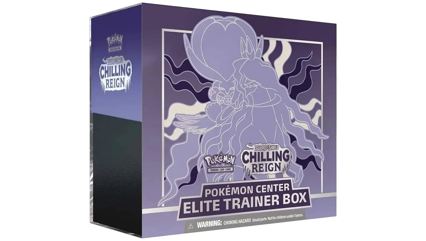 Chilling Reign Pokemon Center Exclusive Elite Trainer Box