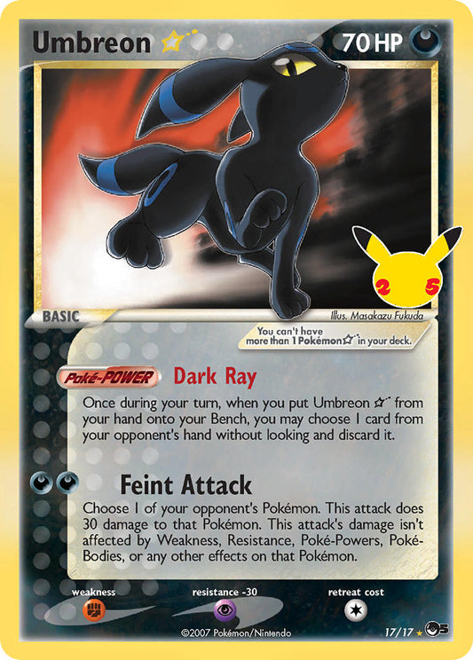 Umbreon ? 17/17 Holo Rare Classic - MissingNo.