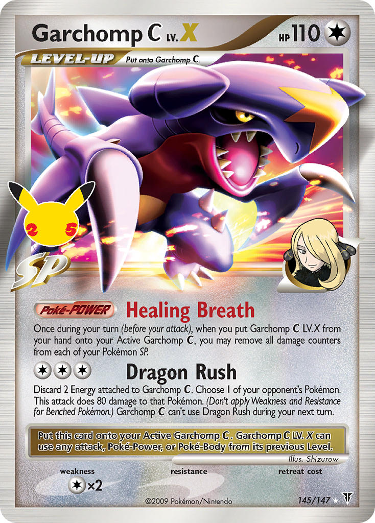 Garchomp C LV.X 145/147 Holo Rare Classic LV.X - MissingNo.