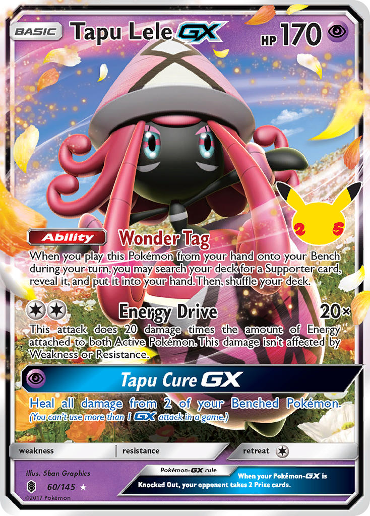 Tapu Lele GX 60/145 Holo Rare Classic GX - MissingNo.