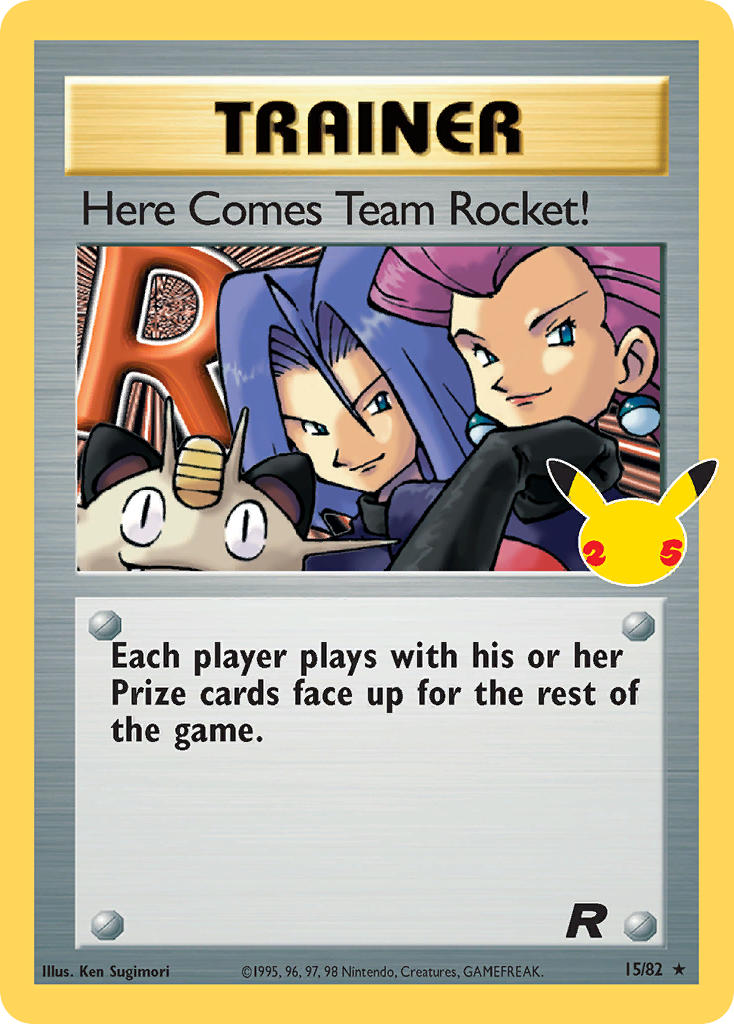 Here Comes Team Rocket! 15/82 Holo Rare Classic - MissingNo.