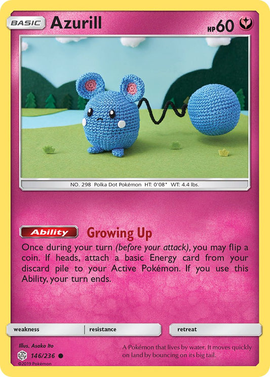 Azurill 146/236 Reverse Common - MissingNo.