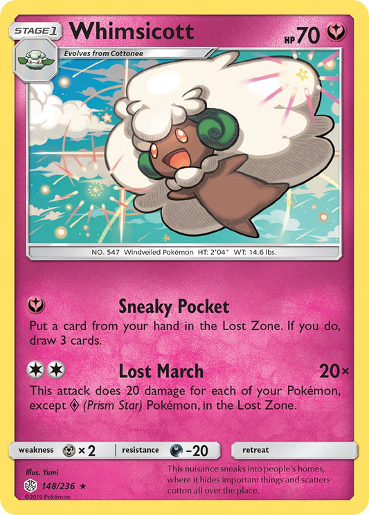 Whimsicott 148/236 Non-Holo Rare - MissingNo.