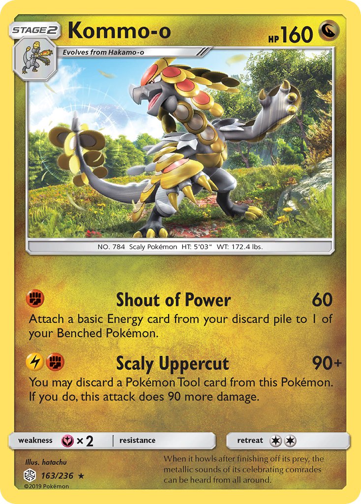 Kommo-o 163/236 Holo Rare - MissingNo.