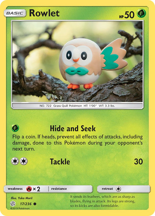 Rowlet 17/236 Reverse Common - MissingNo.
