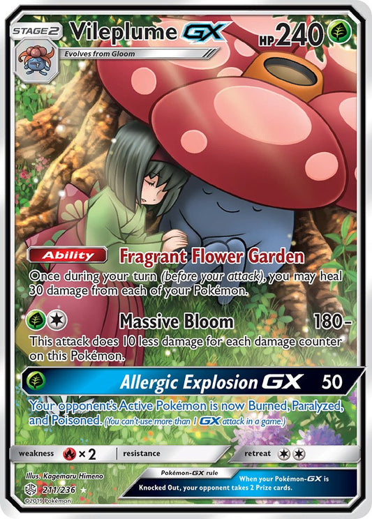 Vileplume GX 211/236 Holo Ultra Rare GX - MissingNo.