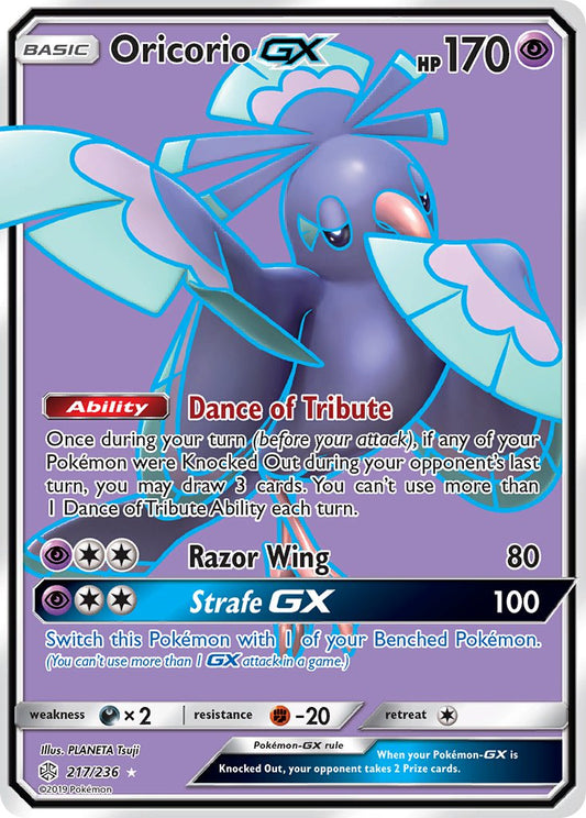 Oricorio GX 217/236 Holo Ultra Rare GX - MissingNo.