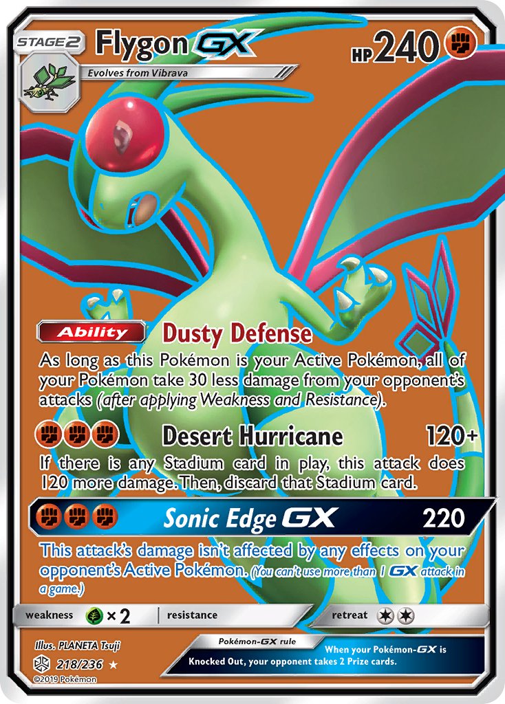 Flygon GX 218/236 Holo Ultra Rare GX - MissingNo.