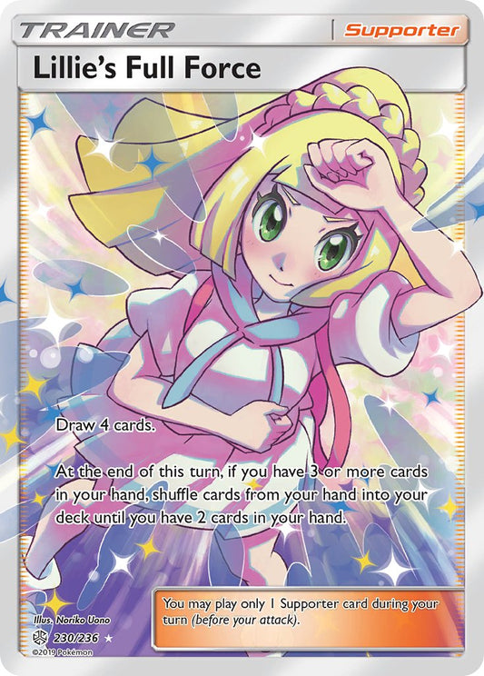 Lillie's Full Force 230/236 Holo Ultra Rare - MissingNo.