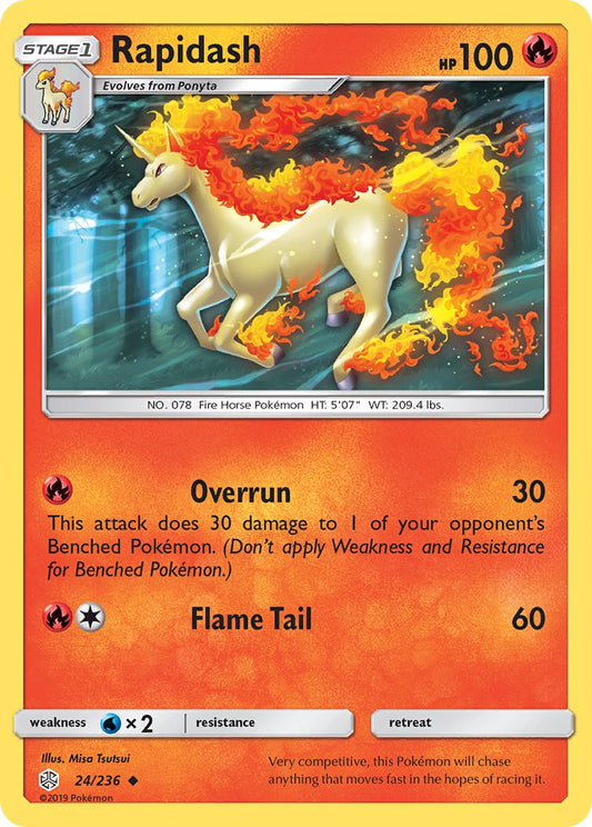 Rapidash 24/236 Uncommon - MissingNo.