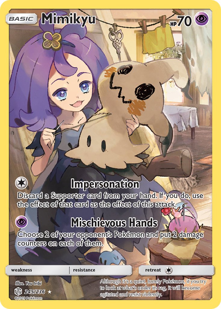 Mimikyu 245/236 Holo Secret Rare - MissingNo.