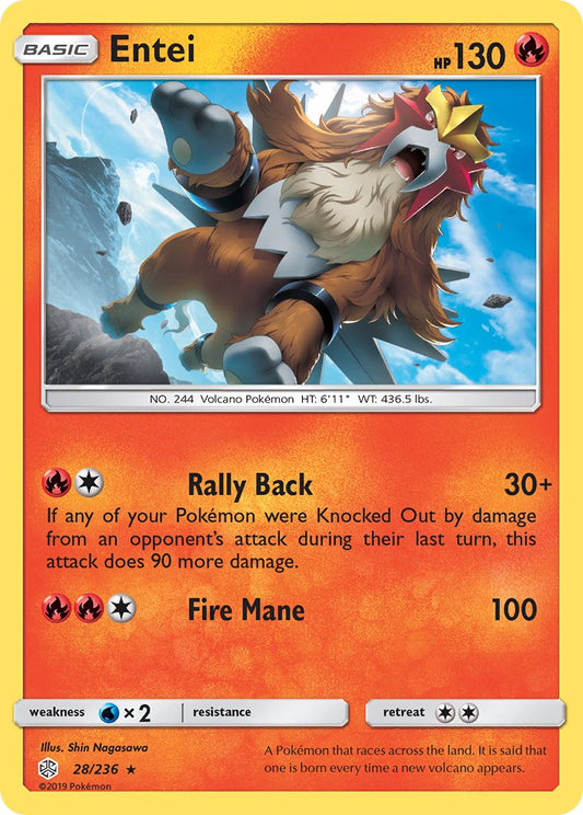 Entei 28/236 Non-Holo Rare - MissingNo.