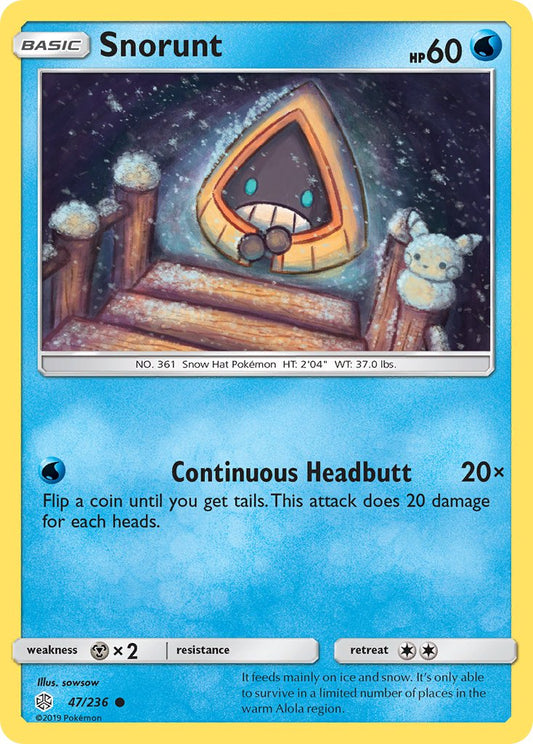 Snorunt 47/236 Reverse Common - MissingNo.