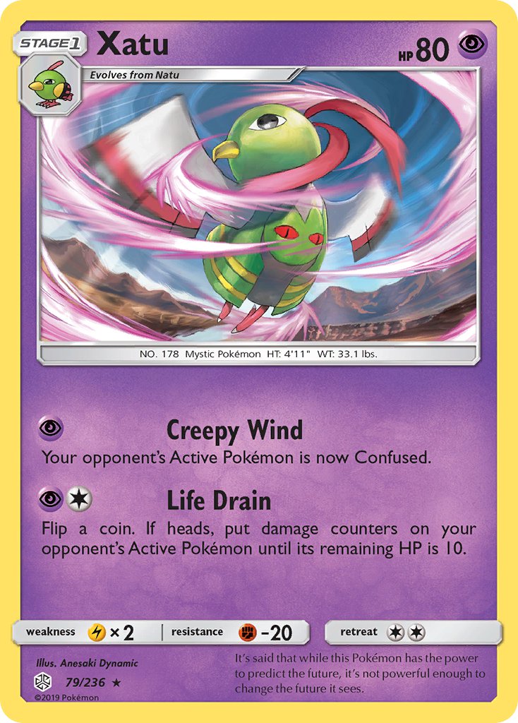 Xatu 79/236 Reverse Rare - MissingNo.