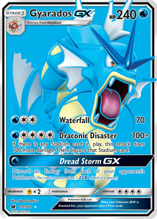 Gyarados GX 101/111 Holo Ultra Rare GX - MissingNo.