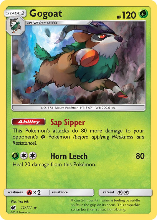 Gogoat 11/111 Holo Rare - MissingNo.